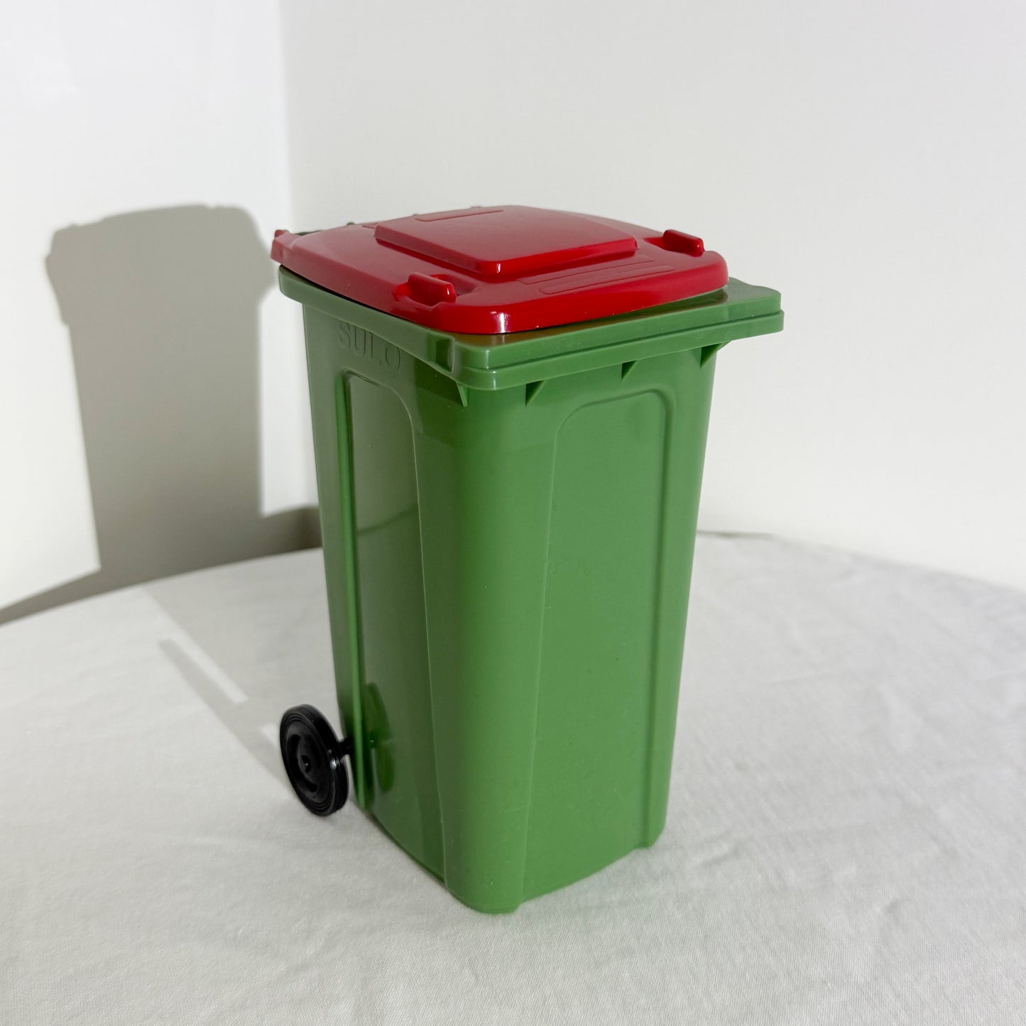 Sulo KSB Mini Bin - Nature Green w/ Red Lid