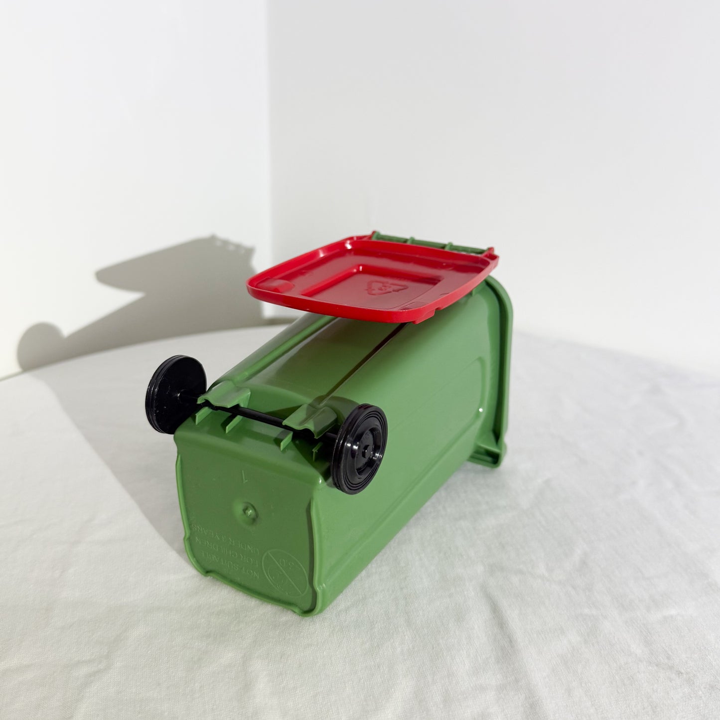 Sulo KSB Mini Bin - Nature Green w/ Red Lid