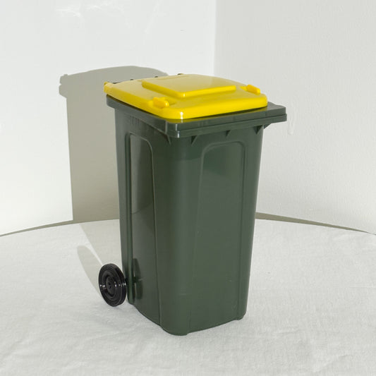 Sulo KSB Mini Bin - Dark Green w/ Yellow Lid
