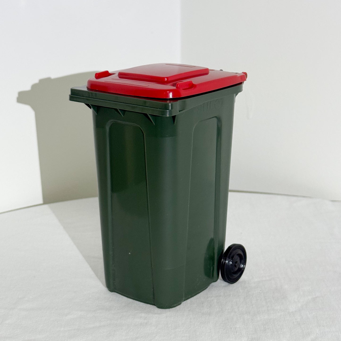 Sulo KSB Mini Bin - Dark Green w/ Red Lid