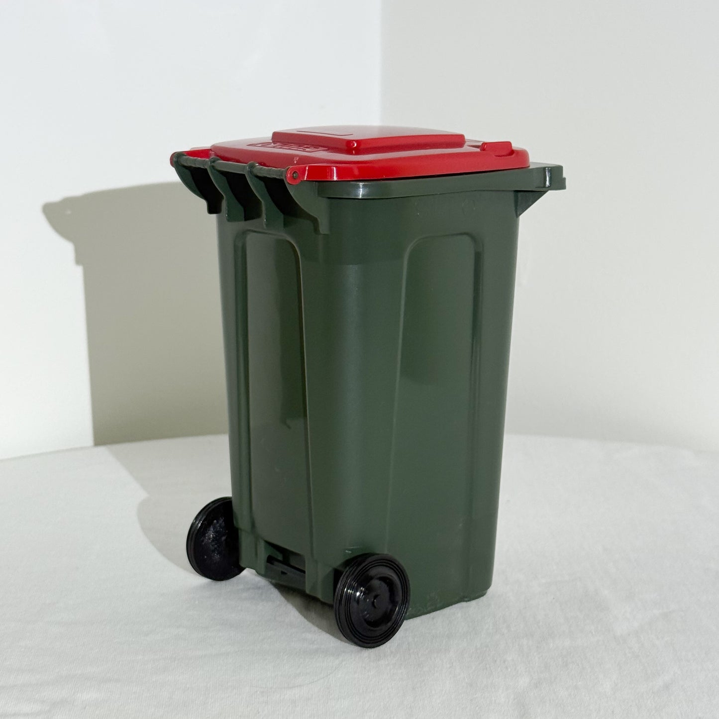 Sulo KSB Mini Bin - Dark Green w/ Red Lid