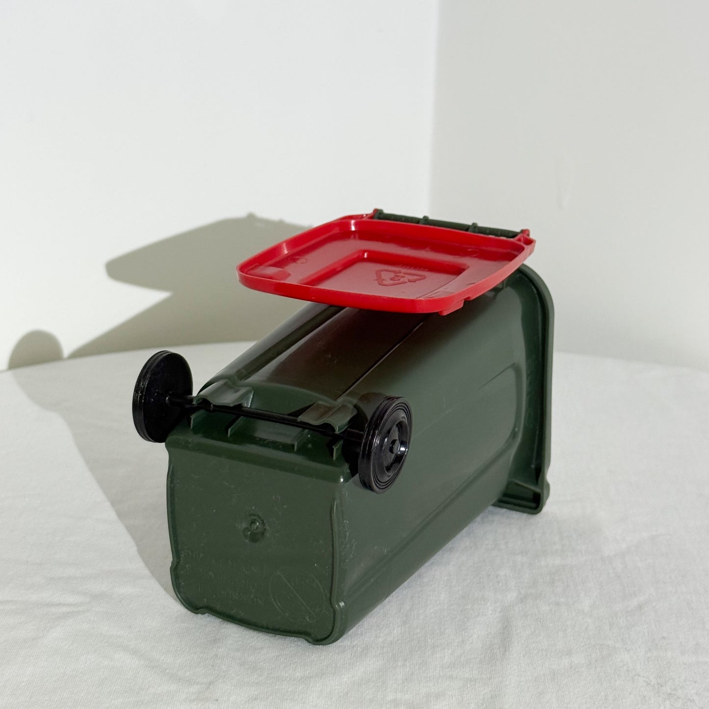 Sulo KSB Mini Bin - Dark Green w/ Red Lid